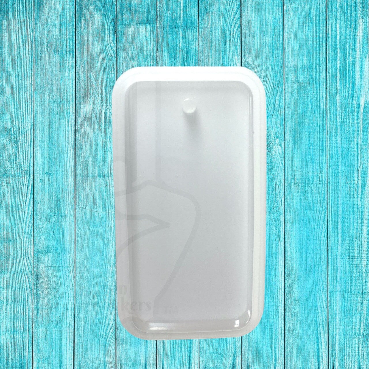 UV Safe Heavy Duty Rectangle Military Dog Tag or Pendant Transparent Silicone Mold for UV and Epoxy Resin